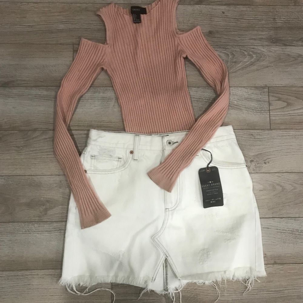 Lucky Brand Old Favorite Mini Denim Skirt